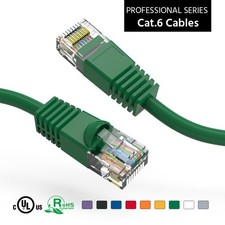 2Ft CAT6 UTP Ethernet Network Booted Cable Green picture