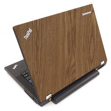 WOOD Vinyl Lid Skin Cover Decal fits IBM Lenovo ThinkPad T440P Laptop picture