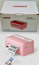 Jadens JD-468BT Thermal Shipping Label Bluetooth Printer - Read -Pink~NEW picture