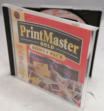 Vintage 1997 PrintMaster Gold Bonus Pack Version 4.0 Software picture