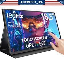 UPERFECT 18.5'' Portable Touchscreen 120hz Monitor w/VESA FHD FreeSync IPS HDR A picture