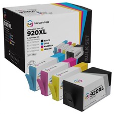 LD Replacement Replacement HP 920XL 5pk ink CD972AN CD973AN CD974AN CD975AN picture
