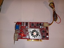 ATI Radeon 9800 Pro 128MB AGP W/CABLE GPU Video graphics Card tested picture