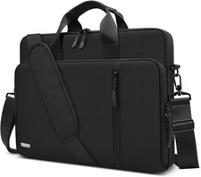 15.6 16 Inch Laptop Bag, Waterproof Computer Briefcase with Shoulder Strap picture