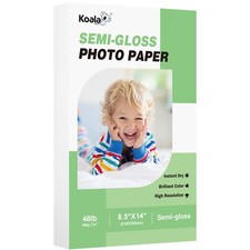 Lot Koala Photo Paper 8.5x14 Semi-gloss 48lb Inkjet + Laser Printers Epsn. Canon picture