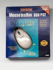 NEW Sealed Kensington Mouse-in-a-Box Scroll USB/PS2 Mouse (PC/Mac) 64480 picture