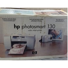 HP Photosmart 130 Color Inkjet Printer C8443A Portable 4x6 Photo Printer New Box picture