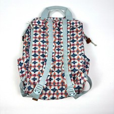 Vera Bradley Lighten Up Frame Backpack Water Geo Padded Back Lap Top Top Carry picture