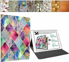 iPad 9.7 Air 4 3 2 1 5th 6th 7.9 10.2 10.5 10.9 Case Smart Cover Diamond Grid picture
