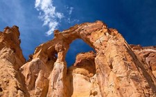 Landscape nature cliff rocks utah usa rock formation Custom Gaming Mat Desk picture