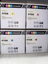 4X Pack Lot GPC Toner Compatible For HP 410A CF410A CF411A CF412A CF413A Pro picture