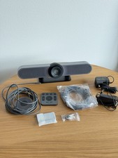 Logitech MeetUp 4K Conference Camera w/ Expansion Mic Remote Cables picture