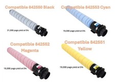 Compatible Ricoh IM C3510 CMYK Toners 842550 / 842551 / 842552 / 842553 picture