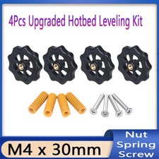 4Pcs Upgraded Hotbed Leveling Kit Nut+Spring+Screw For Ender3/Ender5/CR10/CR10S picture