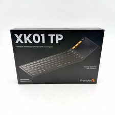 ProtoArc XK01 TP Tri-Fold Wireless Bluetooth Keyboard Touchpad Black picture