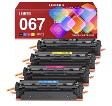 LEMERO 067 Toner Set for Canon MF656Cdw MF654Cdw LBP632Cdw 4-Pack BCMY picture