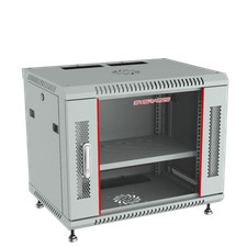 6U Wall Mount Server Rack Network Cabinet Data AV 24-inch Depth Locking GREY picture