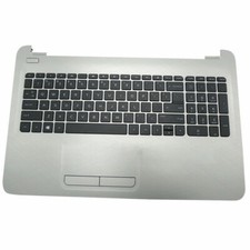 New for HP 15-AC 15-AY 15-BA 15-AF 813975-001 Silver Upper Palmrest w/Touchpad picture