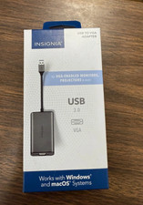 Insignia - USB to VGA Adapter - Black - BRAND NEW - Model: NS-PA3UVGSKU picture