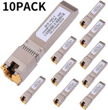 10PACK 10G SFP+ RJ45 Copper Transceiver, 10G T Copper Module 10GBase-T SFP CAT.6 picture