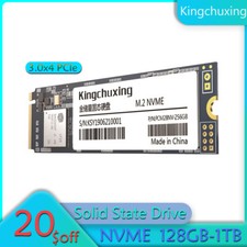 Kinchuxing 128GB - 1TB M.2 2280 SSD PCIe Gen 3.0 x 4 NVMe 1.3 Solid State Drives picture