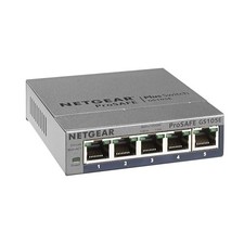 NETGEAR GS105Ev2 5-Port Gigabit Smart Managed Ethernet Switch Desktop Wall Mount picture