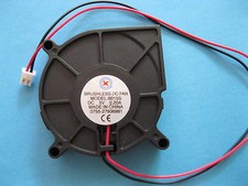 2 pcs Brushless DC Blower Fan 5V 6015S 60x60x15mm 2 Wires Sleeve Bearing New picture