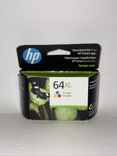 NEW HP 64XL Tri-Color High-Yield Ink Cartridge OEM Genuine - N9J91AN  - 05/2026 picture