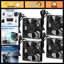 4 Pack 120mm AC Cooling Muffin Exhaust Fans - High Performance, Quiet Operation picture