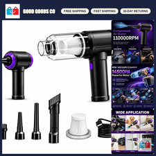 Powerful 3-in-1 Vacuum Cleaner & Air Duster for Keyboard, PC, Laptop, Car - USB picture