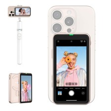 Zoom Vlog Selfie Monitor Screen for Phone,TELESIN Magnetic Back 4, Pink  picture