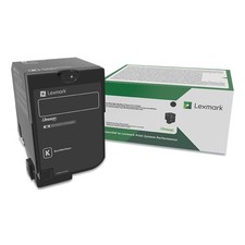 LEXMARK 74C00KG Toner Cartridge Black 3000 Pages Cs720 Cs725 Cx725 picture