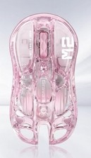 GravaStar Mercury M2 Wireless Gaming Mouse Transparent Pink RGB 26000 DPI New picture