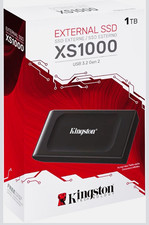 Kingston XS1000 1TB External SSD USB 3.2 Gen 2 Portable Drive, Black picture