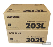 New 2 Samsung 203L Toner Cartridges Pro Xpress M3310 M3320 M3820 M4020 M4021 OEM picture