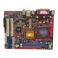PCChips M810D V7.5C Socket A 462 Motherboard w/ AMD CPU SiS 962L Untested picture