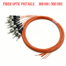 Fiber Optic ST Pigtail 1.5m 0.9mm LSZH OM1/OM2 G652D 10-50PCS FTTH FTTX Cord picture
