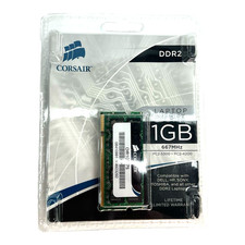Corsair 1GB DDR2 667MHz PC2-5300 Laptop RAM CMR1G667S New Sealed picture