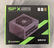 GameMax  Series 850W 80 Plus Gold Power Supply GS-850G Black Edition - Open Box picture