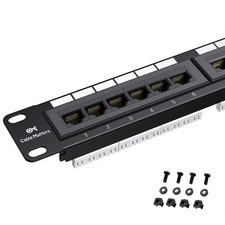 Cable Matters 24 Port Patch Panel Cat6 1U picture