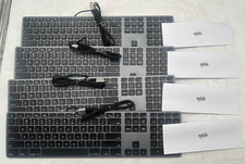 Lot of 4 Matias FK318B Aluminum Mac Keyboards picture