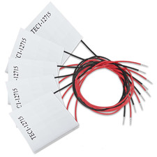 5PCS TEC1-12715 12V 15A 68-140℉40MMX40MM Heatsink Thermoelectric Cooler Cooling picture