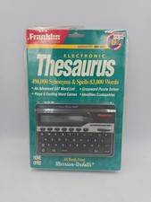 New Franklin Wordmaster Deluxe WM-1055 Electronic Thesaurus Spelling  Synonyms  picture
