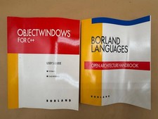 Lot of 2 Borland Object Windows for C++ User's Guide Open Architecture picture