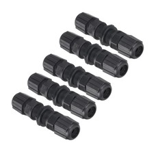 5PCS Waterproof RJ45 Coupler Dual Head IP67 Ethernet LAN Cable Connector picture