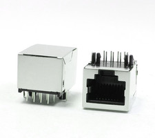 CAT5/5e/6 Computer LAN 8P8C RJ45 PCB Jacks Female Connectors 5 Pcs picture