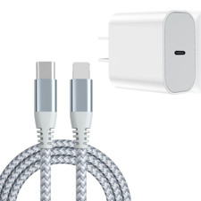 New For Apple iPhone iPad Fast Charger USB C Adapter Type C data Cable 20W PD picture