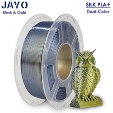 JAYO 1.75mm SILK PLA+ 3D Printer Filament Dual-Color Tri-Color Shiny 1.1KG Quad- picture