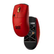 MelGeek × EVA HORUS Wireless Gaming Mouse, 49g, 8K Polling - Asuka Version picture