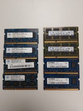 Lot of 8x2GB (16Gb total) PC3-10600 Laptop Memory picture